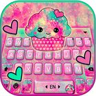 Hot Pink Cupcake icono