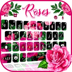 Hot Pink Roses Tastatur-Thema XAPK Herunterladen