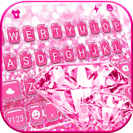 Hot Pink Sparkle Tastiera