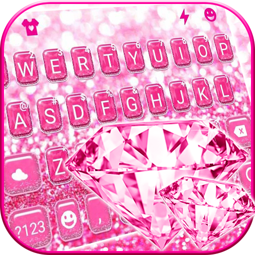 Teclado Hot Pink Sparkle