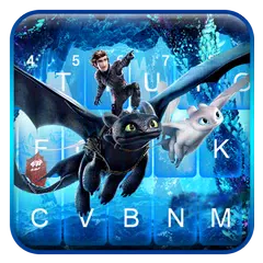 Скачать Тема для клавиатуры How To Train Your Dragon3 APK