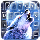 Tema Keyboard Howling Wolf Moo APK
