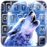 ثيم لوحة المفاتيح Howling Wolf أيقونة
