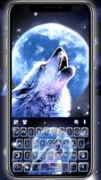 Thème de clavier Howling Wolf  Affiche