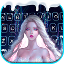 خلفية الكيبورد Ice Princess APK