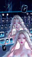 خلفية الكيبورد Ice Princess تصوير الشاشة 1