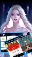 خلفية الكيبورد Ice Princess تصوير الشاشة 3