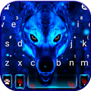 Tema Keyboard Ice Wolf 3d APK