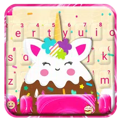 Icecream Unicorn Fun Cat 主題鍵盤 APK 下載