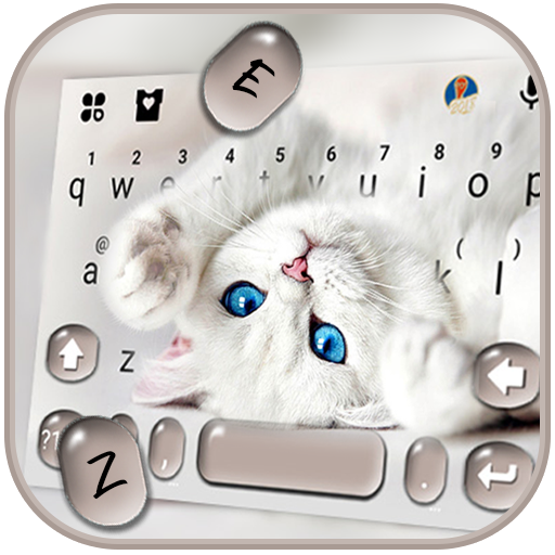 Innocent Cute Cat 主題鍵盤