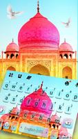 Tema Keyboard India Tajmahal Cartaz