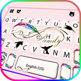 Tema Keyboard Infinity Feather ícone
