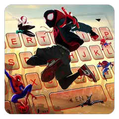 Скачать Тема для клавиатуры Into The Spider Verse APK