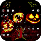 Fundo do Teclado Jack O Lanter ícone