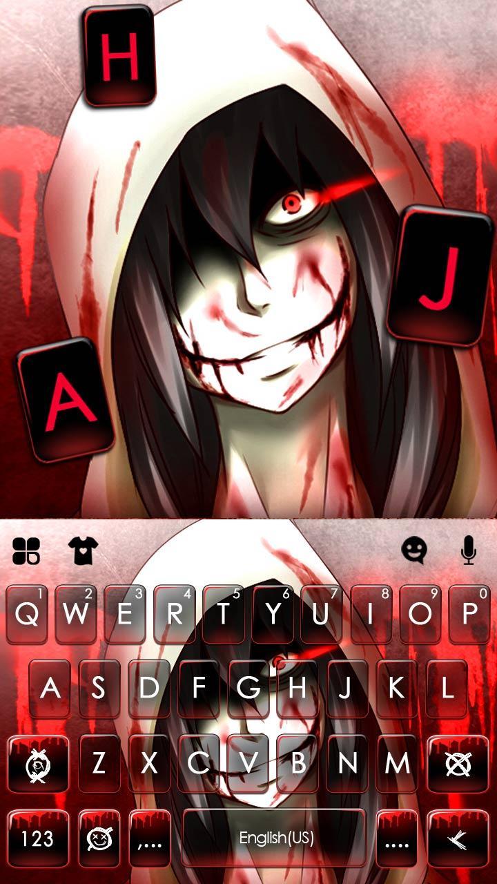 Android 用の 最新版 クールな Jeff The Killer のテーマキーボード Apk をダウンロード