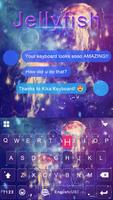 Jellyfish Kika Keyboard Theme poster