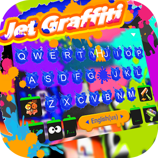 Jet Graffiti Keyboard Theme