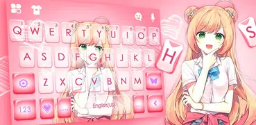 Jk Uniform Girl Tastatur-Thema