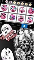 Fundo do Teclado Joker Black imagem de tela 2