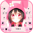 Hình nền bàn phím Kawaii Bunny APK