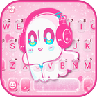 Tema de Teclado Kawaii Earphon ícone