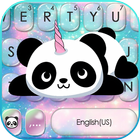 Bàn phím Kawaii Unicorn Panda biểu tượng