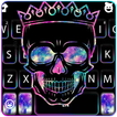 King Black Skull Keyboard Them