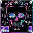 King Black Skull Keyboard Them APK