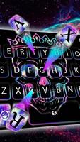 Tema Keyboard King Black Skull imagem de tela 2