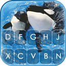 Fundo do Teclado Killer Whales APK