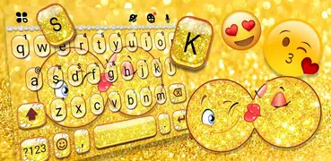 Kiss Emoji Keyboard Theme