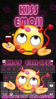 Fond de clavier kissemoji Affiche