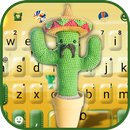 Knitted Cactus Tastatur-Thema APK