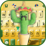 Tema Keyboard Knitted Cactus ícone