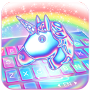 Thème de clavier Laser Unicorn APK