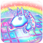 Thème de clavier Laser Unicorn icône