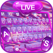 Laser Waves Keyboard Backgroun