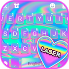 Bàn phím Laser Pastel Swirls biểu tượng