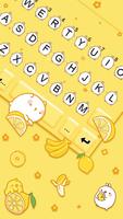 Lemon Bunny Gravity Poster