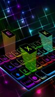 LED Colorful keyboard penulis hantaran