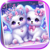 Fluffy Dog love Theme APK