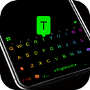 LED Neon Black keyboard APK