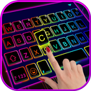 Tema Keyboard Led Neon Color APK