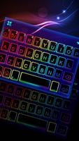 Led Neon Color Keyboard Theme poster