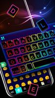 Thème de clavier Led Neon Colo capture d'écran 1