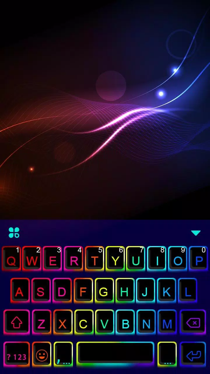Download do APK de Tema Keyboard Led Neon Color para Android