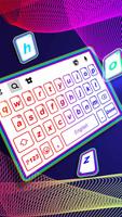 خلفية الكيبورد LED Neon الملصق