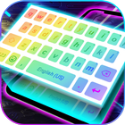 Fond de clavier LED Rainbow icône