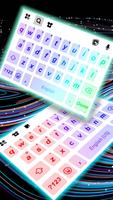 Fond de clavier LED Rainbow Affiche