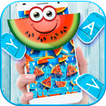 Yeni Havalı Smile Watermelon Klavye Teması
